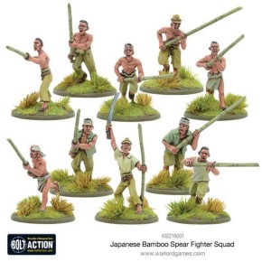 Bolt Action: Japanese Bamboo Spear Fighter squad