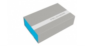 FELDHERR: Magnetic Box half-size 75mm blue empty