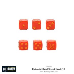 Bolt Action: Soviet Union D6 Dice (16)