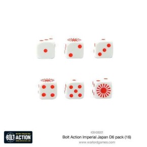 BOLT ACTION: Imperial Japanese D6 Dice (16)