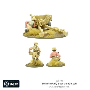Bolt Action: British 8th Army 6 Pounder