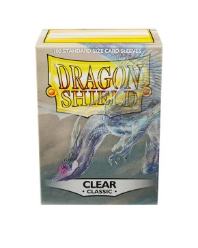 DRAGON SHIELD: Standard Sleeves - Clear (100 Sleeves)