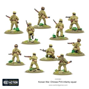 Bolt Action: Chinese PVA Infantry Squad