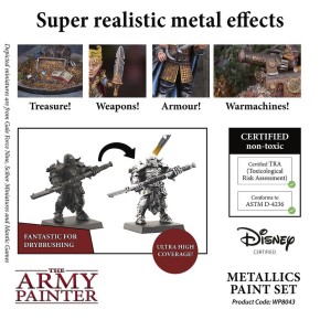 WARPAINTS: Metallics Paint Set