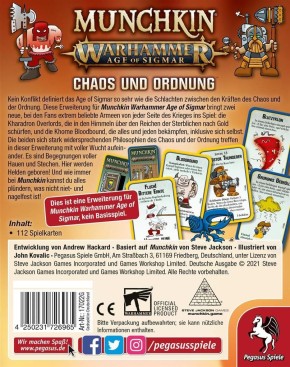 MUNCHKIN: Warhammer Age of Sigmar: Chaos & Ordnung - DE