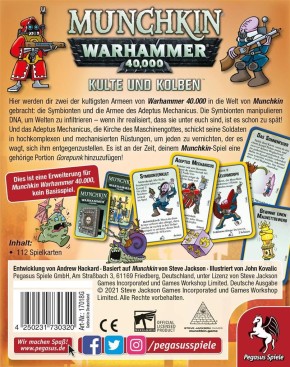 MUNCHKIN: Warhammer 40k: Kulte und Kolben - DE
