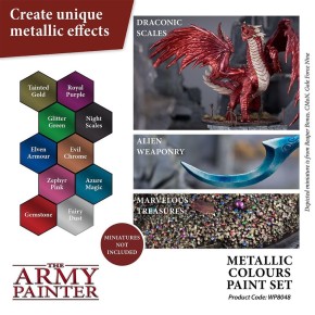 WARPAINTS: Metallic Colours Paint Set