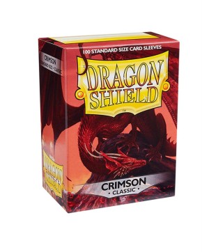 DRAGON SHIELD: Standard Sleeves: Crimson (100 Sleeves)