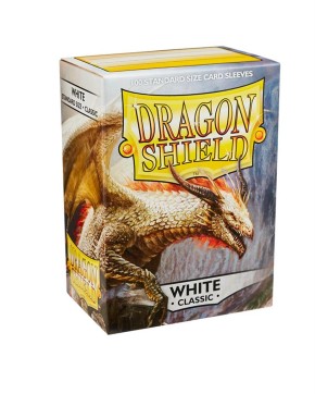 DRAGON SHIELD: Standard Sleeves: White (100 Sleeves)