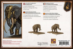 Song Of Ice & Fire: Golden Company War Elephants - DE/EN