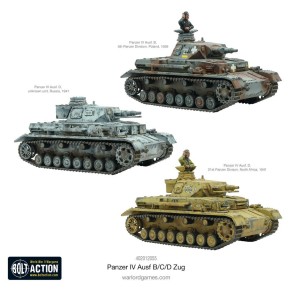 Bolt Action: Panzer IV Ausf. B/C/D Zug