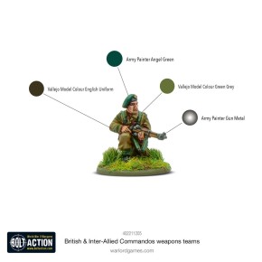 BOLT ACTION: British & Inter-Allied Commandos Weapons Teams