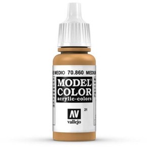 Vallejo Model Color: 021 Medium Fleshtone 17ml (70860)