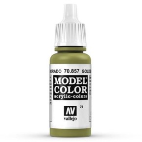Vallejo Model Color: 079 Golden Olive 17ml (70857)