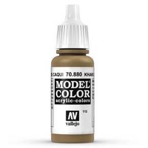 Vallejo Model Color: 113 Khaki Grey 17ml (70880)