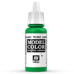 Vallejo Model Color: 075 Light Green 17ml (70942)