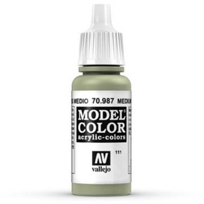 Vallejo Model Color: 111 Medium Grey 17ml (70987)