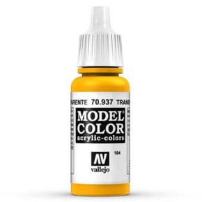 Vallejo Model Color: 184 Transparent Yellow 17ml (70937)