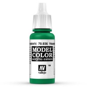 Vallejo Model Color: 188 Transparent Green 17ml (70936)