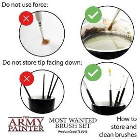 ARMY PAINTER: Wargamers Most Wanted Brush Set