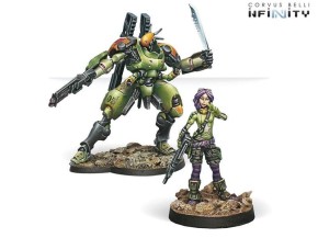 INFINITY: Scarface & Cordelia, Mercenary Armored Team