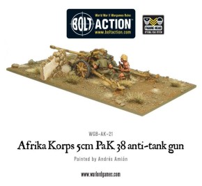 Bolt Action: Afrika Korps 5cm PaK 38 anti-tank gun
