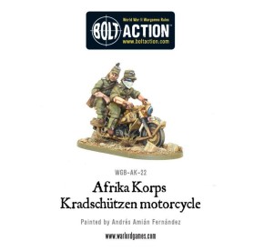Bolt Action: Afrika Korps Kradschützen Motorrad