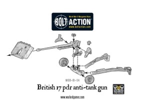 BOLT ACTION: British 17 pdr anti-tank gun