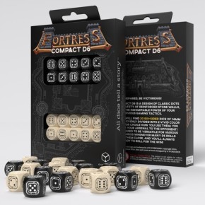Q-Workshop: Fortress Compact D6: Black & Beige
