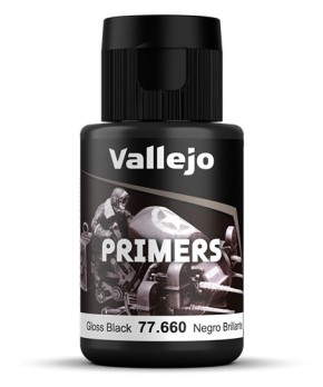 Vallejo Metal Color: Gloss Black Primer 32ml